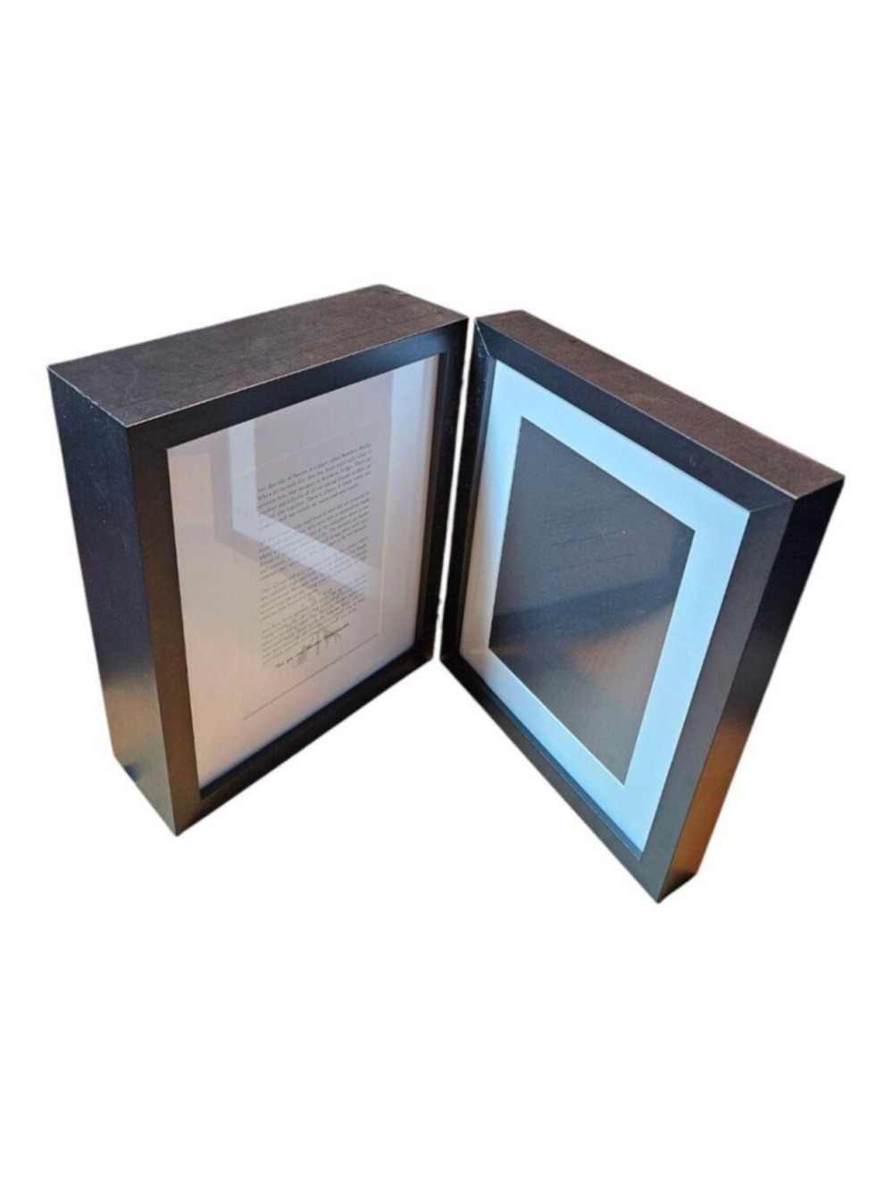 Black wooden Animal double picture frame - Picture 5 of 8